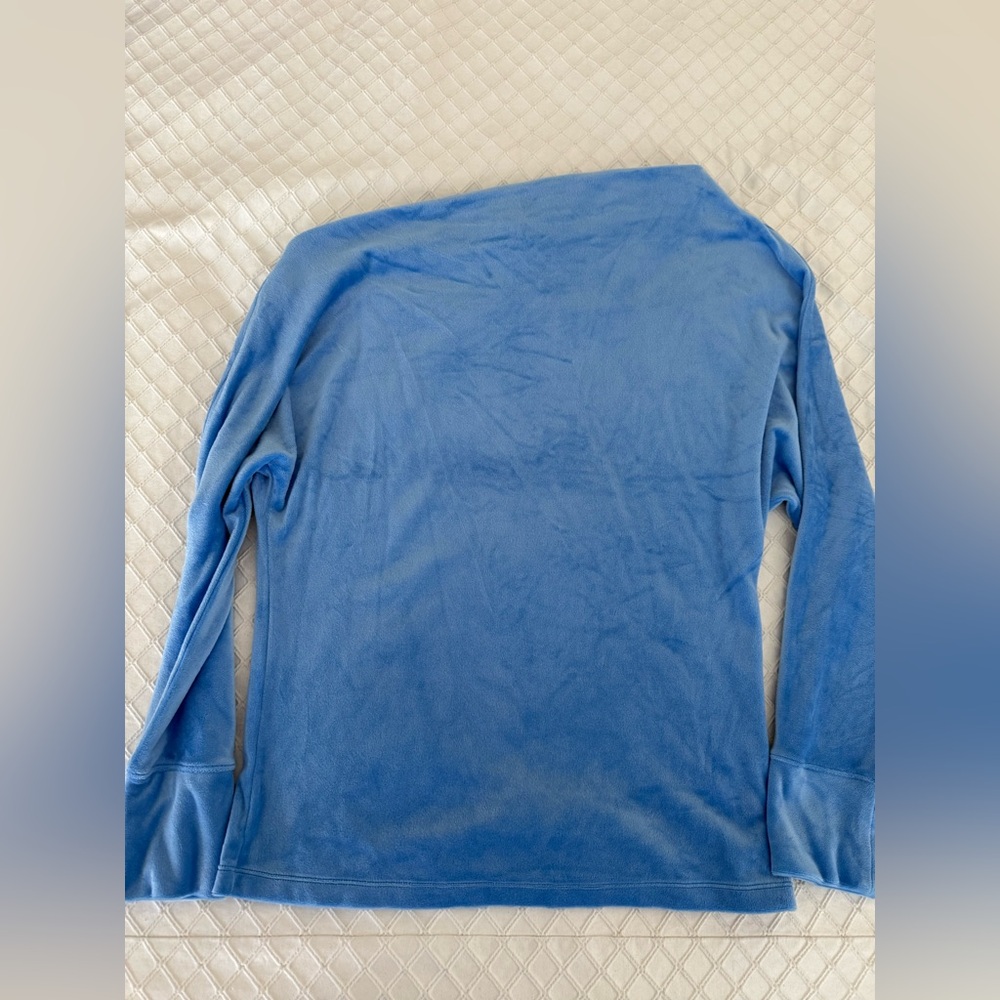 Blue Long Sleeve Top